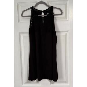 NEW Loft Women's Black Sleeveless Top Size 16/18.